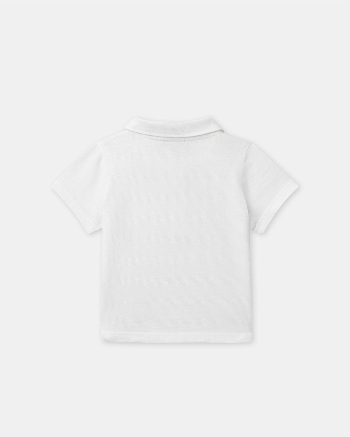 T-shirt stylo polo Coloris écru Sergent Major