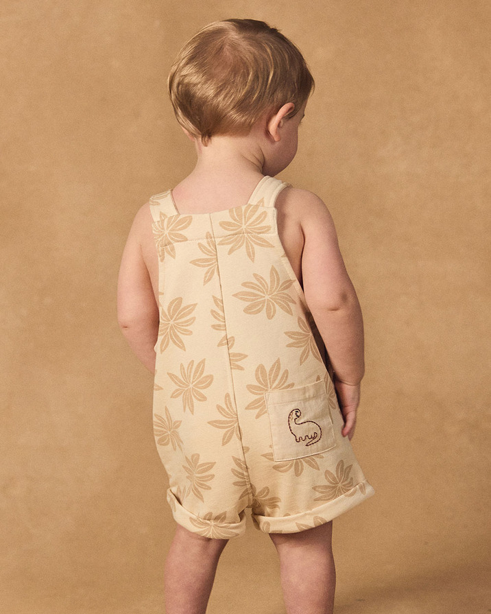 Salopette courte imprim&eacute; palmiers Coloris beige  Sergent Major
