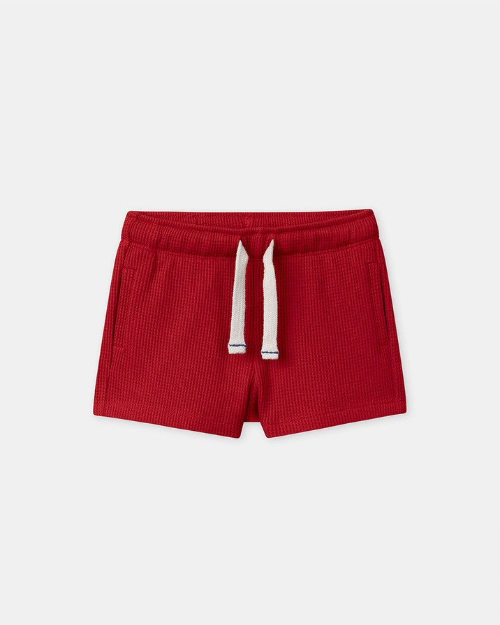 Ensemble t-shirt &agrave; rayures et short rouge Coloris rouge  Sergent Major