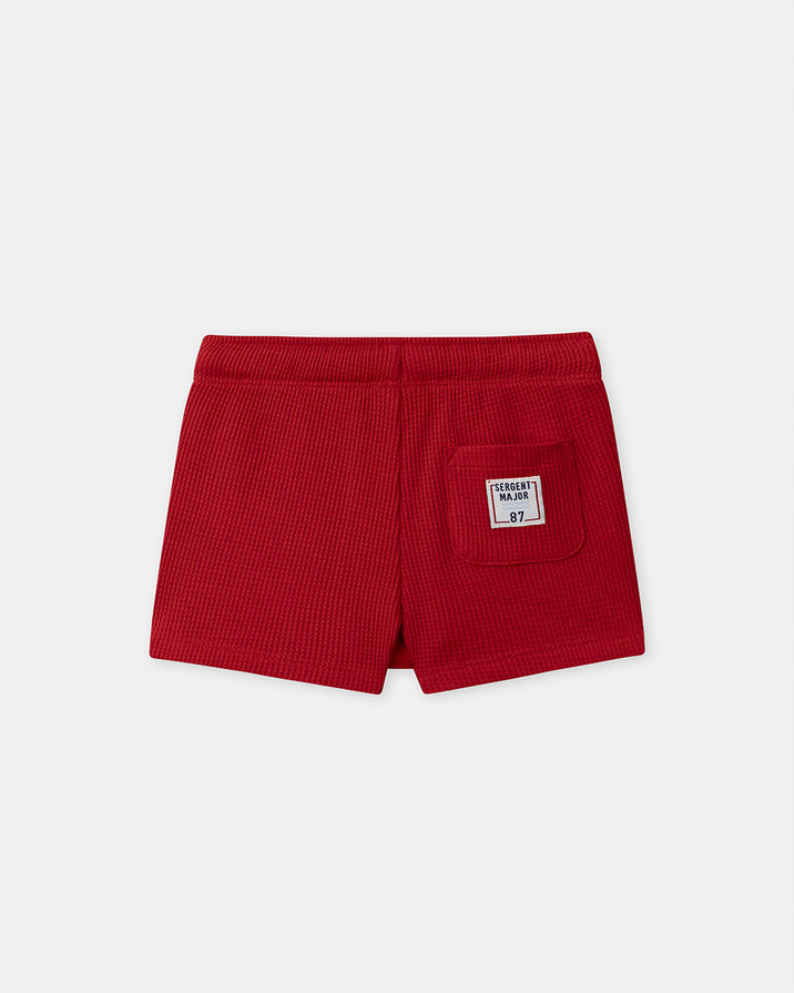 Ensemble t-shirt à rayures et short rouge Coloris rouge Sergent Major