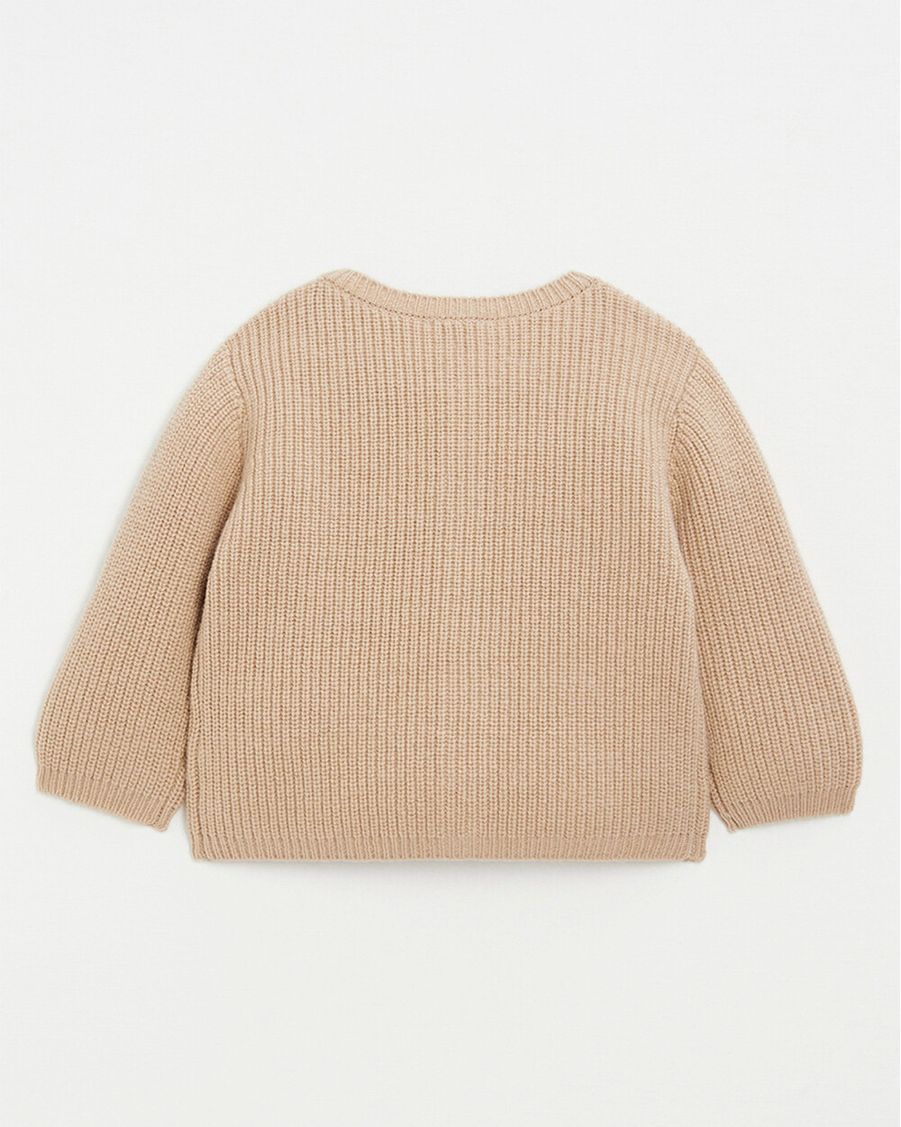 Gilet mixte en laine Mérinos Coloris caramel Natalys