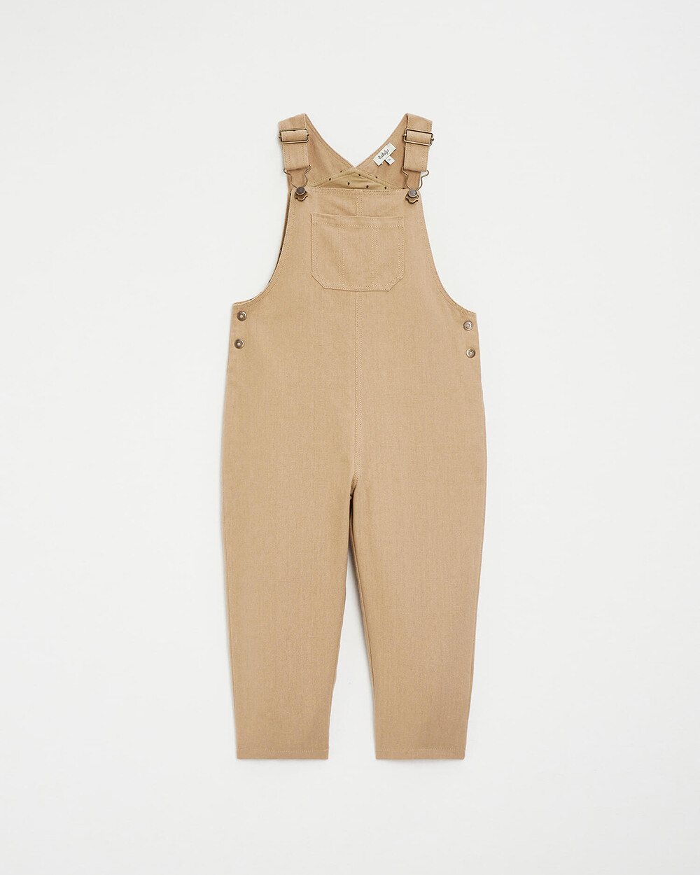Salopette longue enfant en velours Coloris camel Natalys