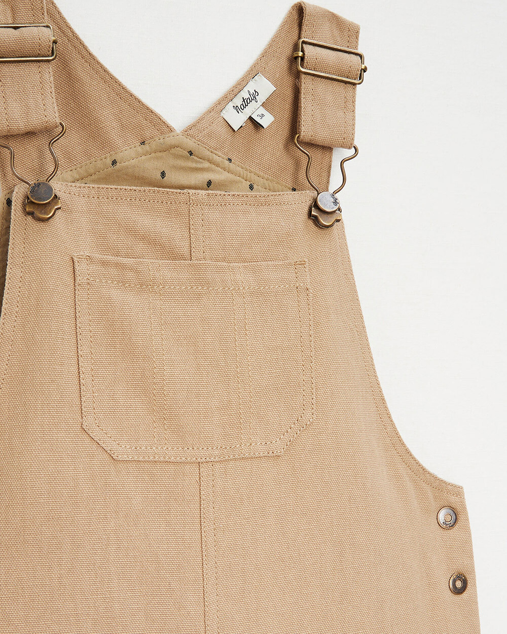 Salopette longue enfant en velours Coloris camel Natalys