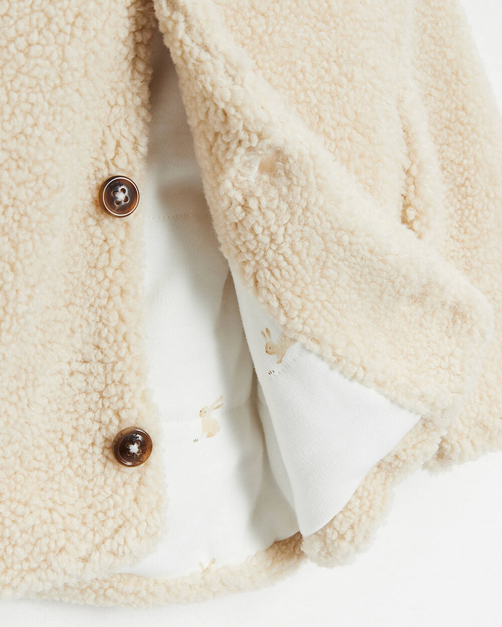 Veste imitation fourrure Coloris naturel Natalys