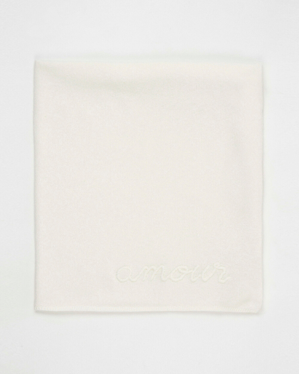 Couverture en laine M&eacute;rinos Coloris &eacute;cru  Natalys