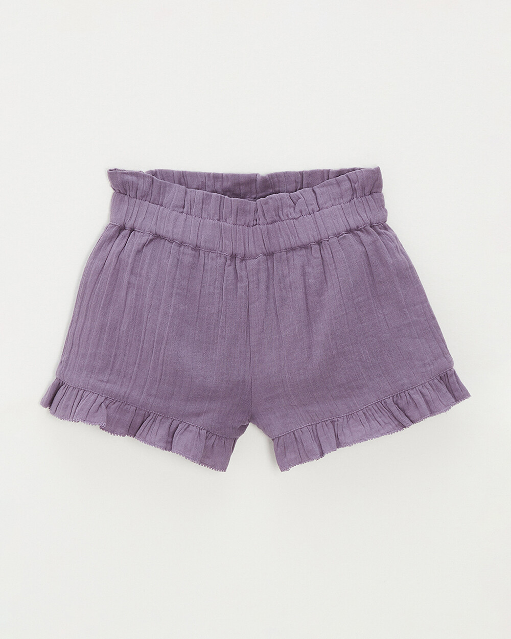 Short en gaze de coton Coloris violet Natalys