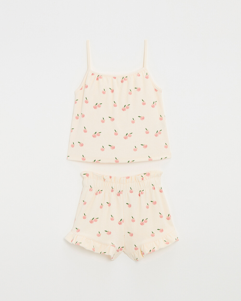Pyjama 2 pièces enfant en éponge Imprimé pommes Natalys