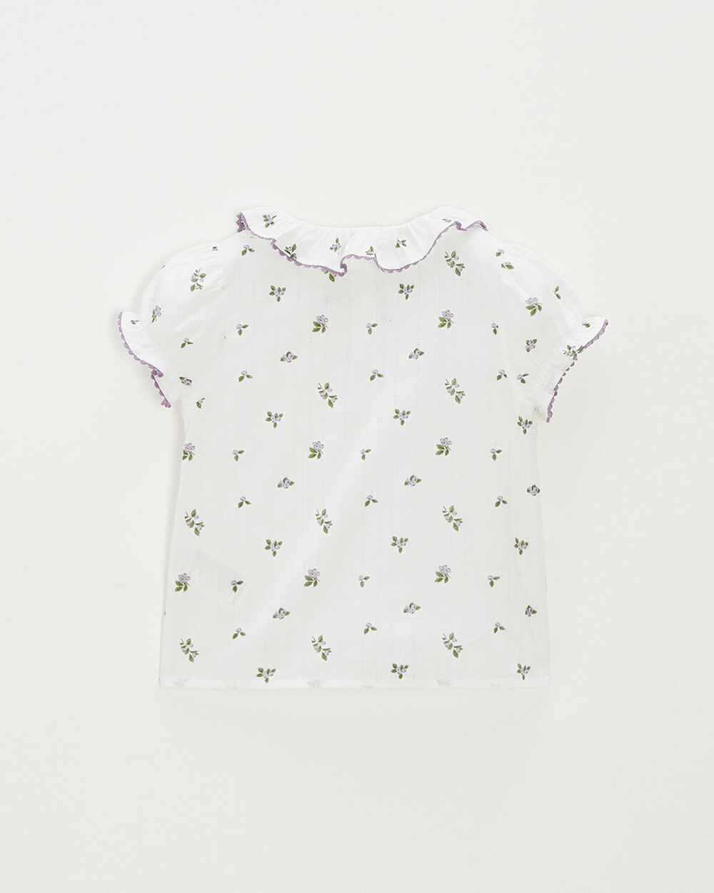 Blouse enfant manches courtes Imprimé myrtilles Natalys