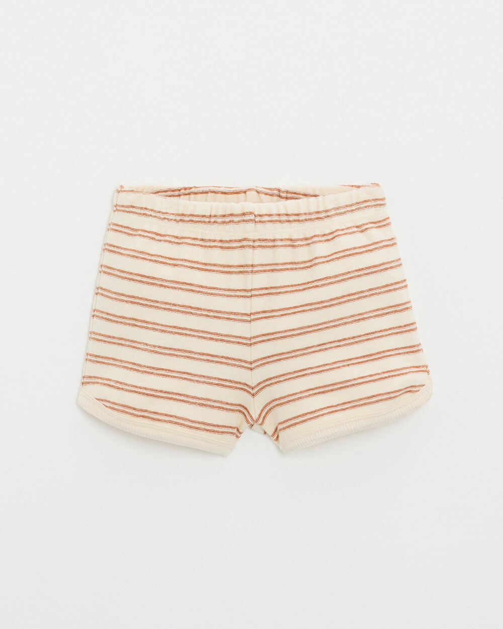 Pyjama 2 pièces enfant en éponge Rayures coloris écru Natalys