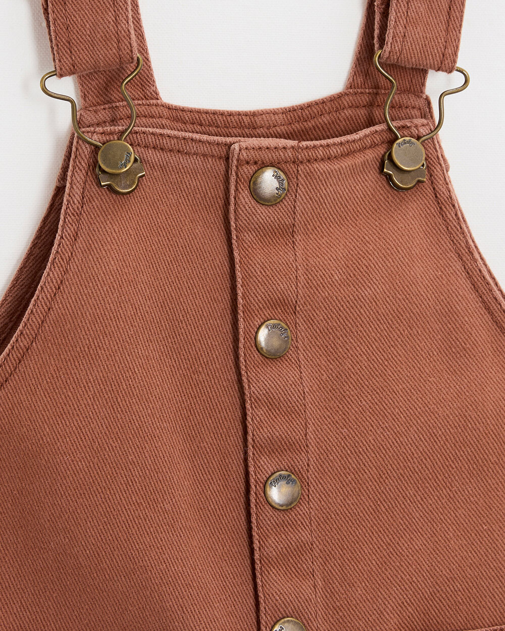 Salopette longue en twill Coloris rouille Natalys