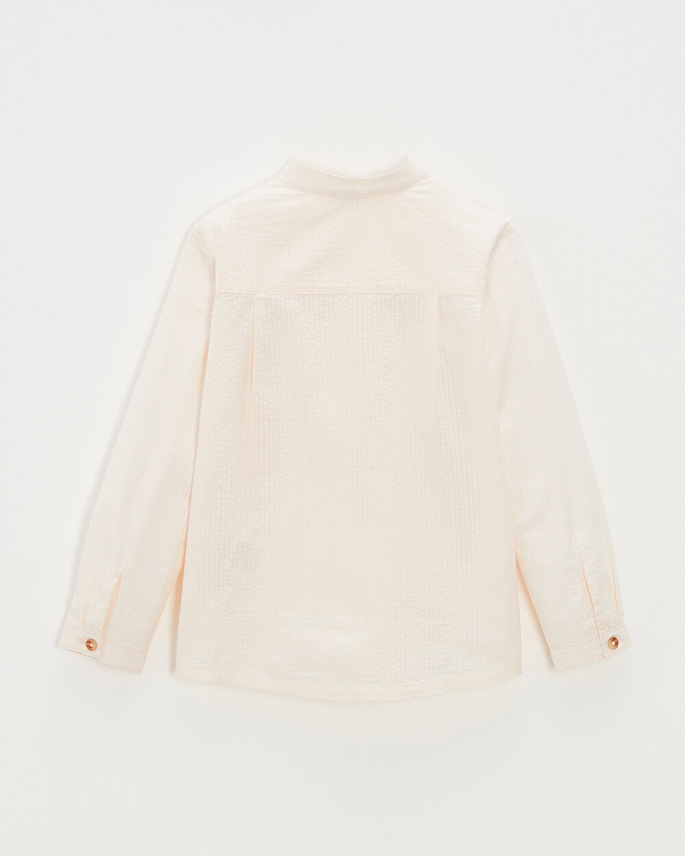 Chemise enfant en seersucker Coloris écru Natalys