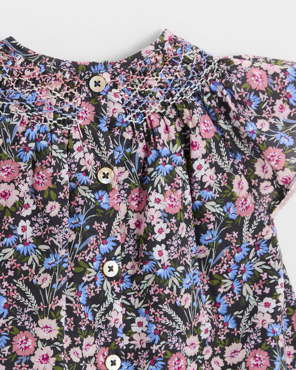 Robe en tissu Liberty Imprimé fleurs Natalys