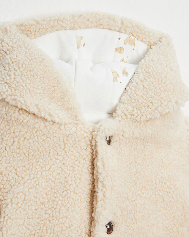 Veste imitation fourrure Coloris naturel  Natalys