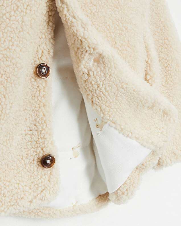 Veste imitation fourrure Coloris naturel  Natalys