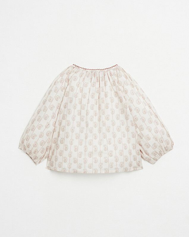 Blouse manches longues Imprimé indienne Natalys