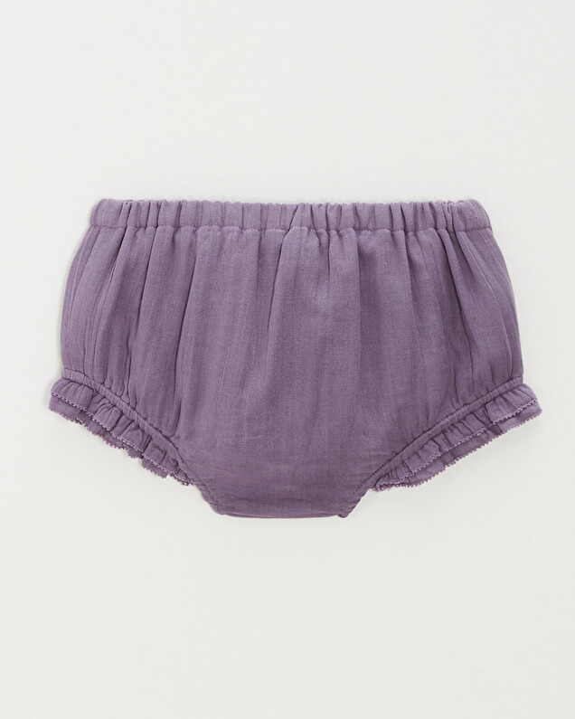 Bloomer en gaze de coton Coloris violet Natalys