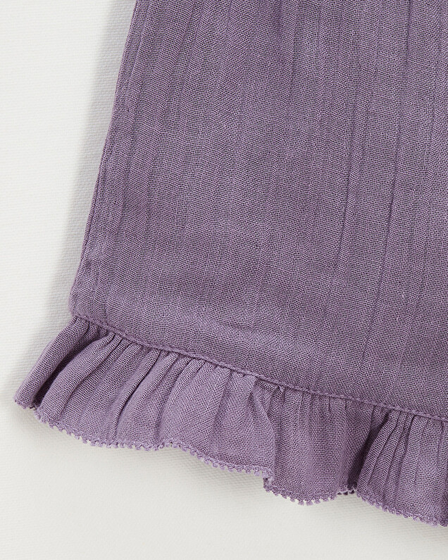 Short en gaze de coton Coloris violet Natalys