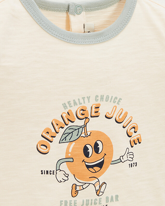 Tee-shirt manches courtes Coloris écru Natalys
