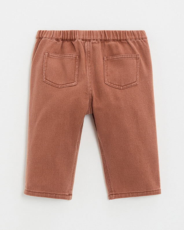 Pantalon en twill Coloris rouille Natalys