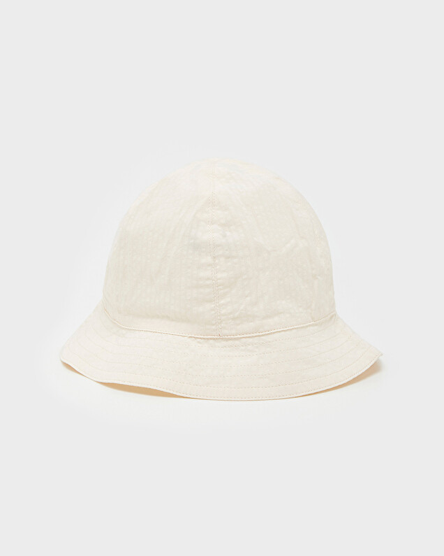 Chapeau en seersucker Coloris écru Natalys