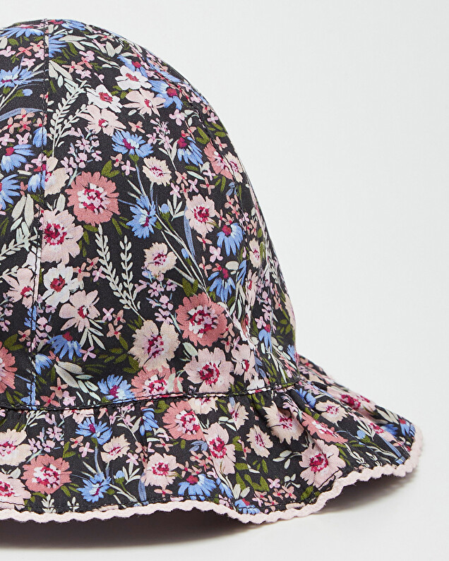 Chapeau en tissu Liberty Imprimé fleurs Natalys