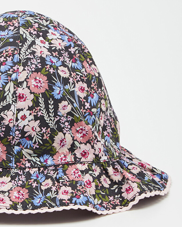 Chapeau en tissu Liberty Imprimé fleurs Natalys