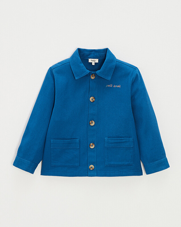 Veste enfant brodée multicolore Coloris bleu Natalys
