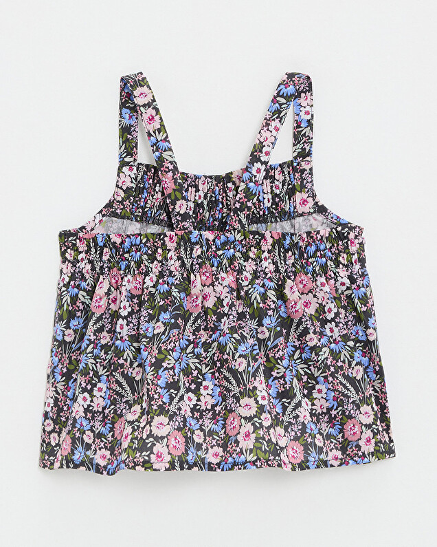Blouse en tissu Liberty Imprimé fleurs Natalys