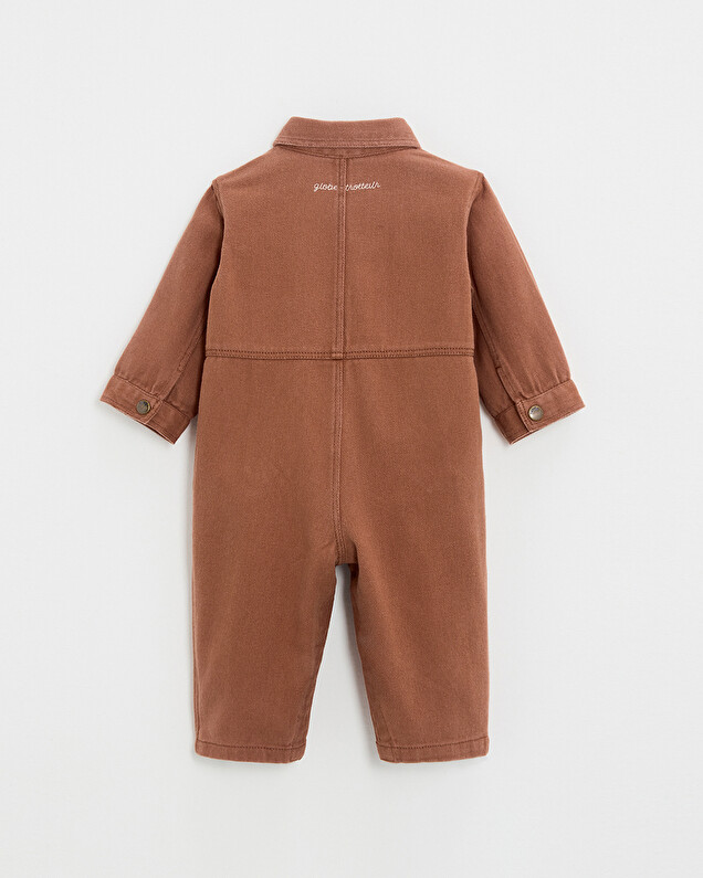 Combinaison longue en twill Coloris rouille Natalys
