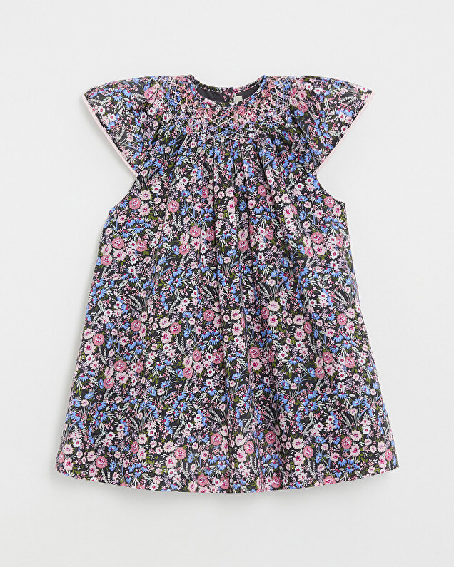 Robe enfant en tissu Liberty Imprimé fleurs Natalys