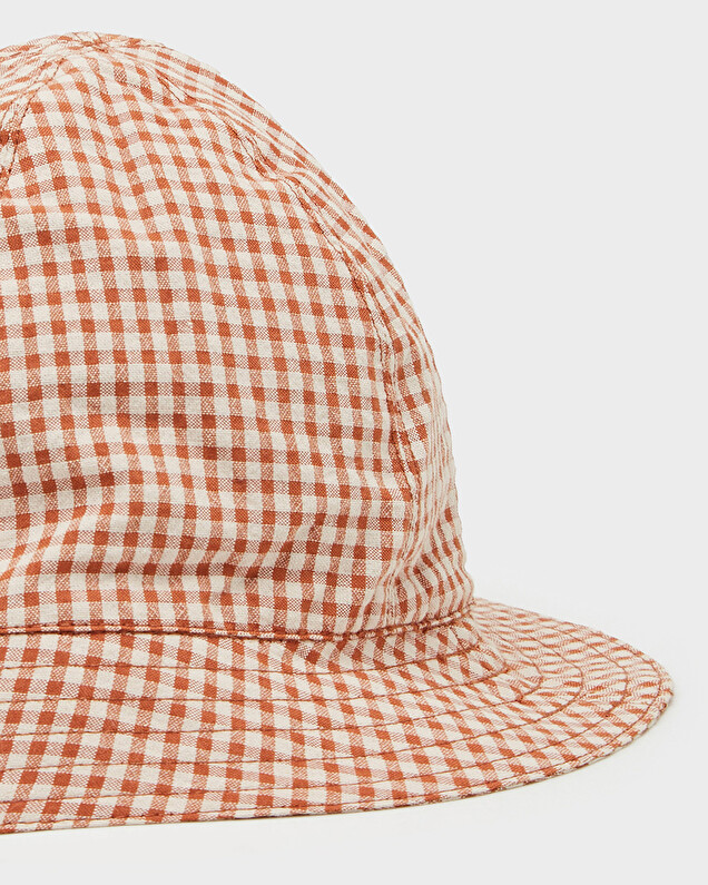 Chapeau en vichy Coloris beige clair Natalys