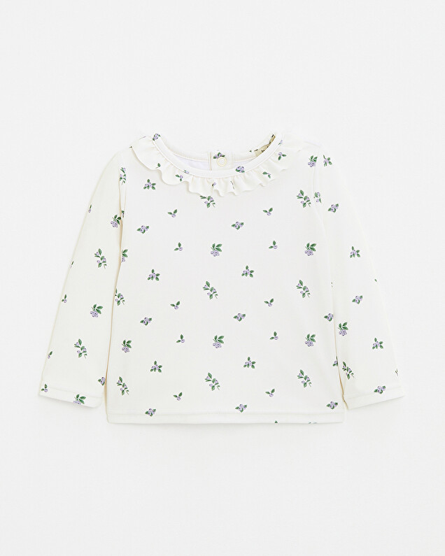 Tee shirt de bain anti UV Imprimé myrtilles Natalys