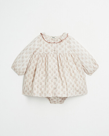 Robe manches longues Imprim&eacute; Indienne  Natalys