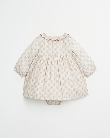 Robe manches longues Imprim&eacute; Indienne  Natalys