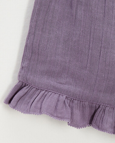 Short en gaze de coton Coloris violet  Natalys