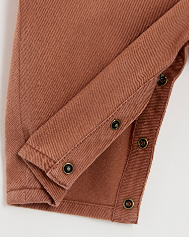 Salopette longue en twill Coloris rouille  Natalys