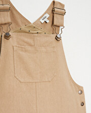 Salopette longue enfant en velours Coloris camel Natalys