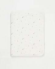 Couverture doublé fourrure Imprimé bateau Natalys