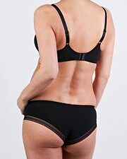 Soutien-gorge d'allaitement Coloris noir Cache coeur