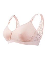 Soutien-gorge d'allaitement Coloris blush Cache coeur
