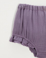 Bloomer en gaze de coton Coloris violet Natalys