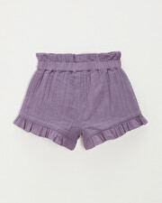 Short en gaze de coton Coloris violet Natalys