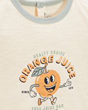 Tee-shirt manches courtes Coloris écru Natalys