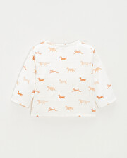 Chemise en gaze de coton Imprimé chiens Natalys