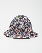 Chapeau en tissu Liberty Imprim&eacute; fleurs  Natalys