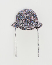 Chapeau en tissu Liberty Imprim&eacute; fleurs  Natalys