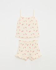 Pyjama 2 pièces enfant en éponge Imprimé pommes Natalys