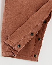 Salopette longue en twill Coloris rouille Natalys