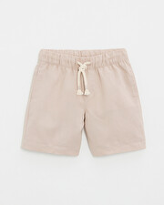 Short en toile de lin/coton Coloris beige Natalys
