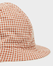 Chapeau en vichy Coloris beige clair Natalys